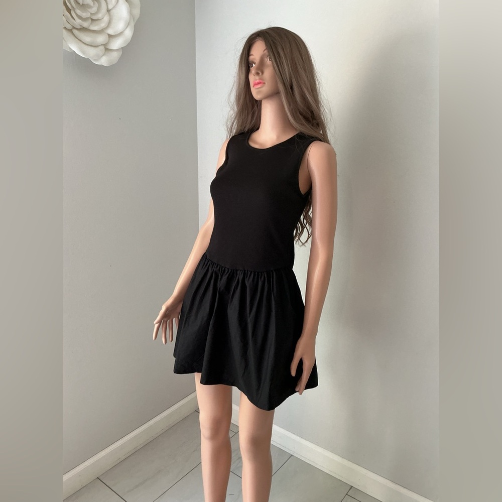 ASOS Black Sleeveless Mini Dress Sz M - Picture 4 of 13